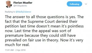 Florian Mueller Twitter